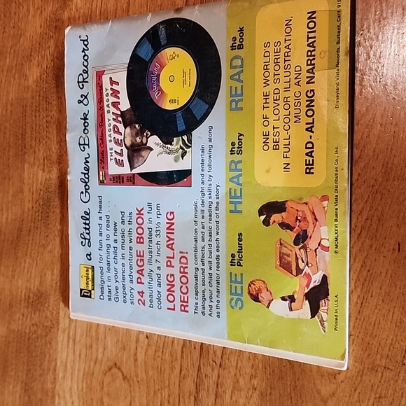 Vintage Disneyland David and Goliath Book and Record - Picture 7 of 7